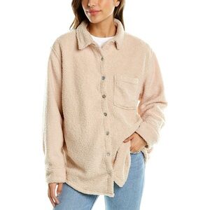 DONNI / Sherpa Shirt Jacket in Creme